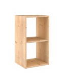 Estanteria modular 2 cubos dinamic pino macizo 36,2 x 33 x 70,8 cm