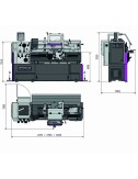 TORNO TH 4620D, 460X2000 + DPA+ CAMBIO RA TORNO TH 4620D