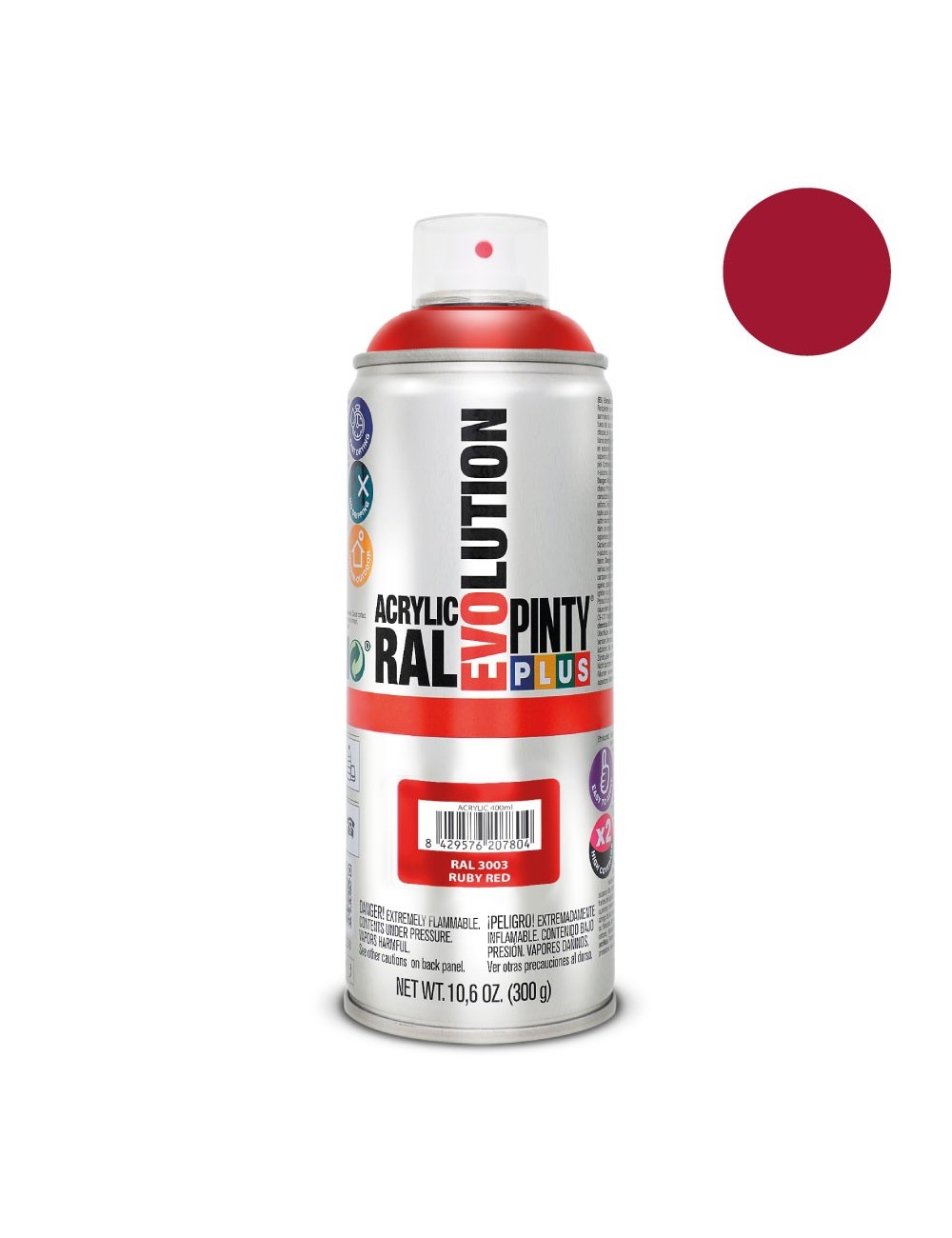 Pintura en spray pintyplus evolution 520cc ral 3003 rojo rubí Pintura en spray pintyplus evolution 520cc ral 3003 rojo rubí