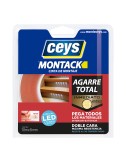 Cinta doble cara montack agarre total especial para leds 8 mm x 10 m, blister