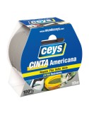 Cinta americana plata extra resistente 50 mm x 10 m