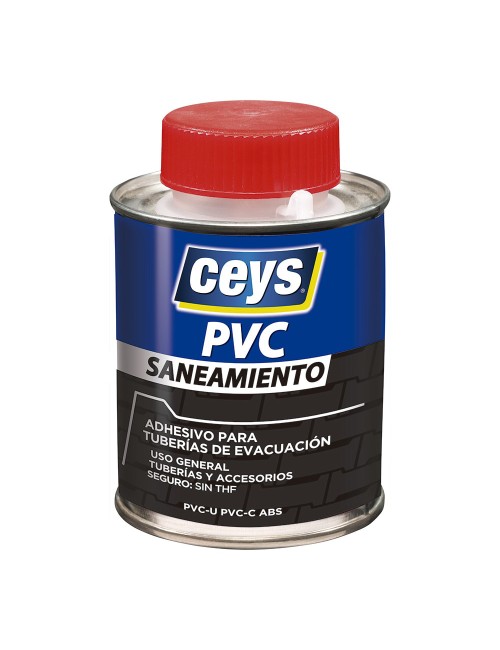 Adhesivo pvc saneamiento tapon pincel 250 ml