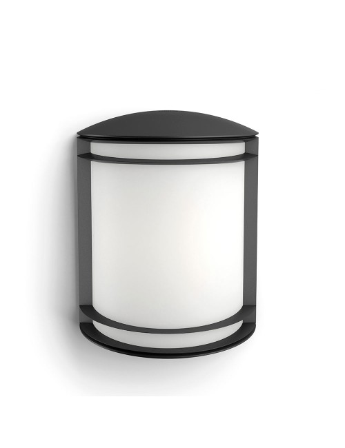 Aplique led modelo antelope 6 w 600 lm 4000 k negro 8,9 x 26,9 x 19,9 cm