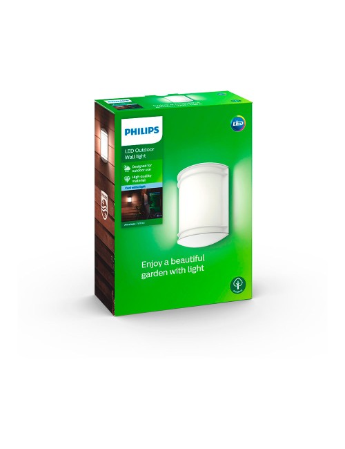 Aplique led modelo antelope 6w 600 lm 4.000 k blanco 8,9 x 26,9 x 19,9 cm