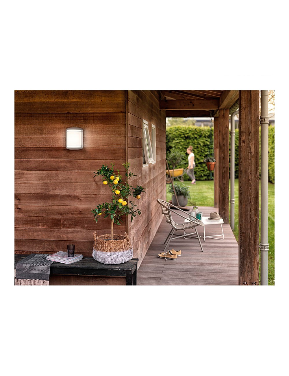 Aplique led modelo antelope 6w 600 lm 4.000 k blanco 8,9 x 26,9 x 19,9 cm