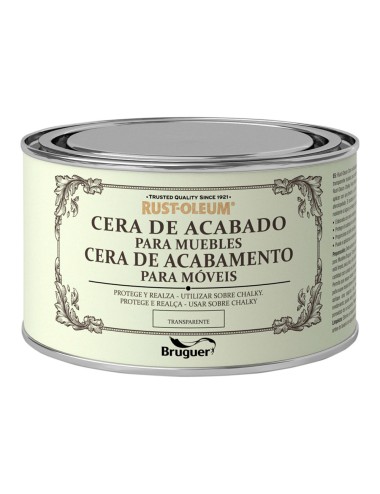 Rust-oleum chalky finish cera para muebles transparente 400 ml
