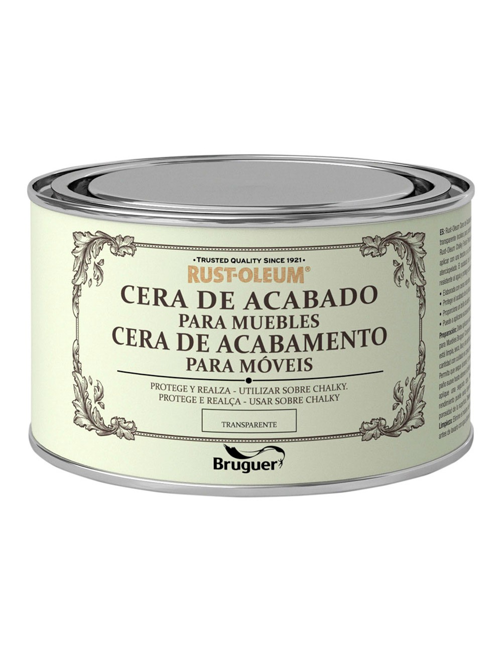 Rust-oleum chalky finish cera para muebles transparente 400 ml