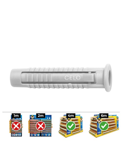 Taco fx ø12 mm, caja 25 uds