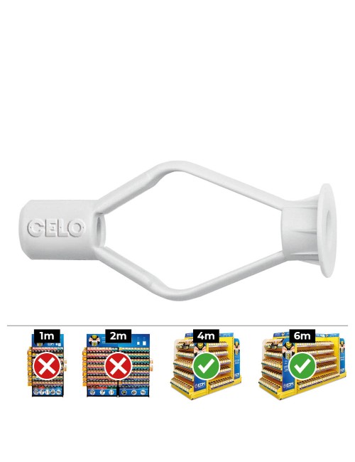 Taco carton yeso ø6mm hr (caja 100 unid)