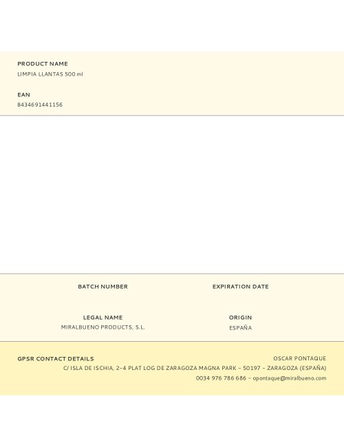 Limpia llantas 500 ml