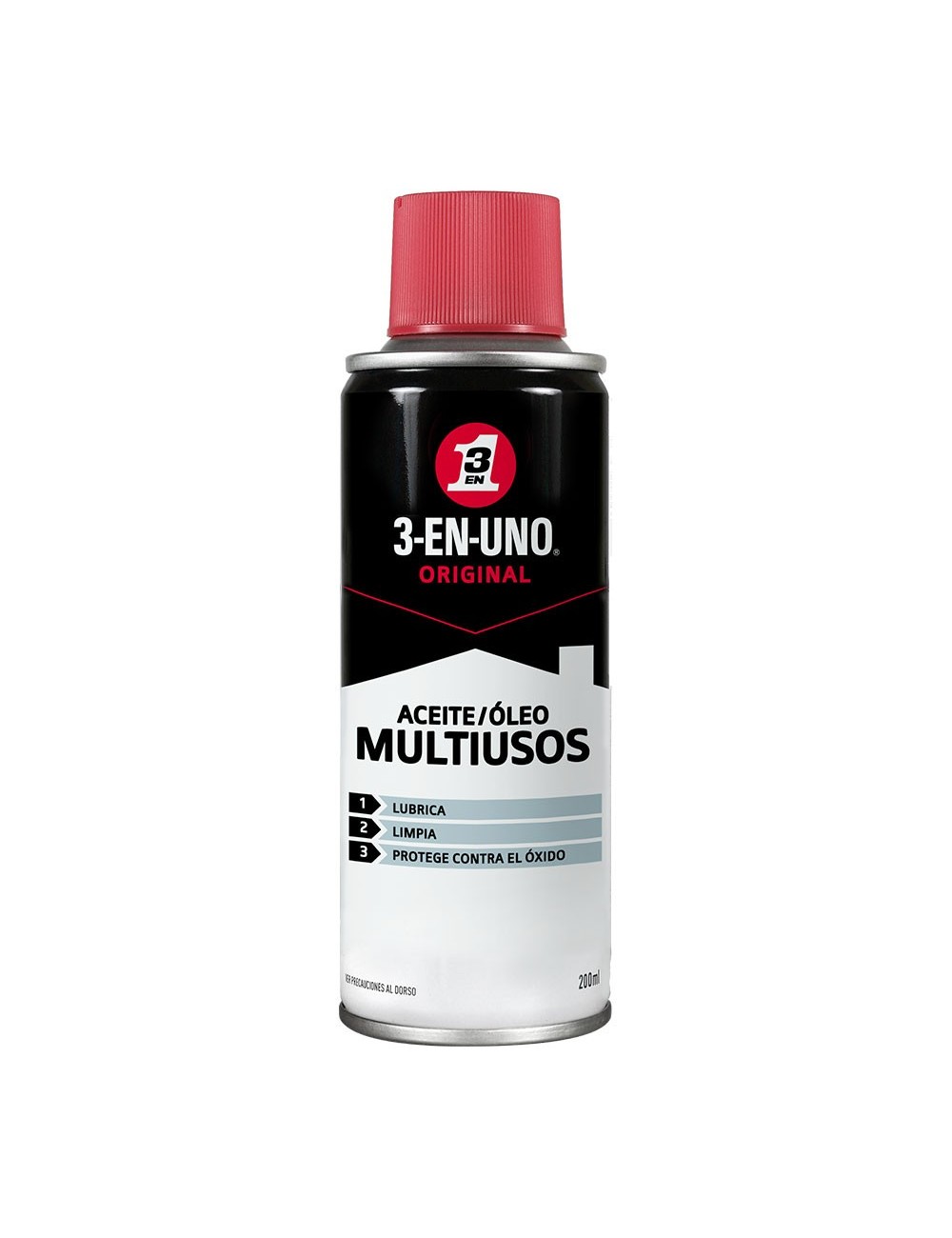 Aceite 3 en 1 multiusos spray 200ml 34135 wd40 Aceite 3 en 1 multiusos spray 200ml 34135 wd40