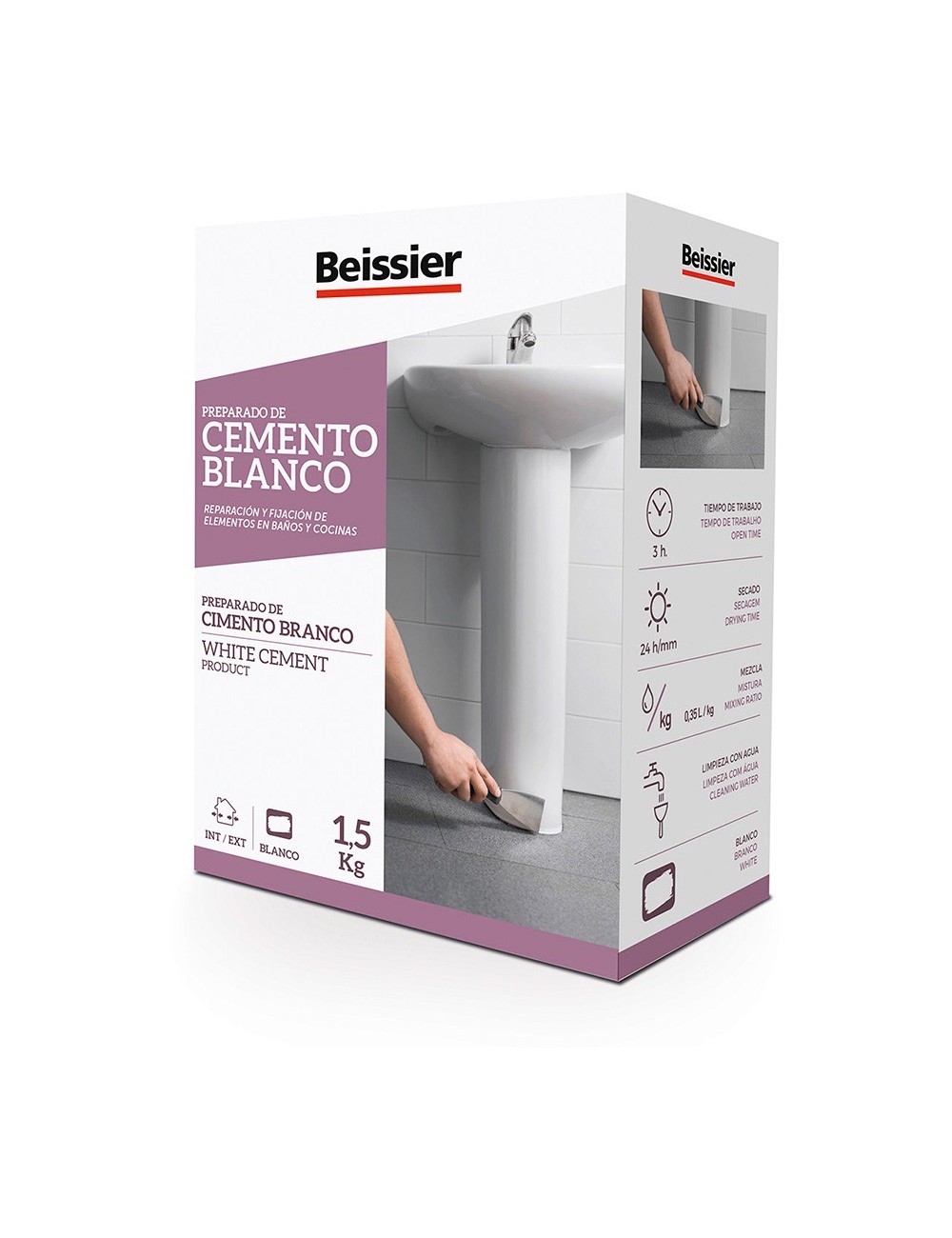 Beissier cemento blanco 1,5kg 70163-002 Beissier cemento blanco 1,5kg 70163-002