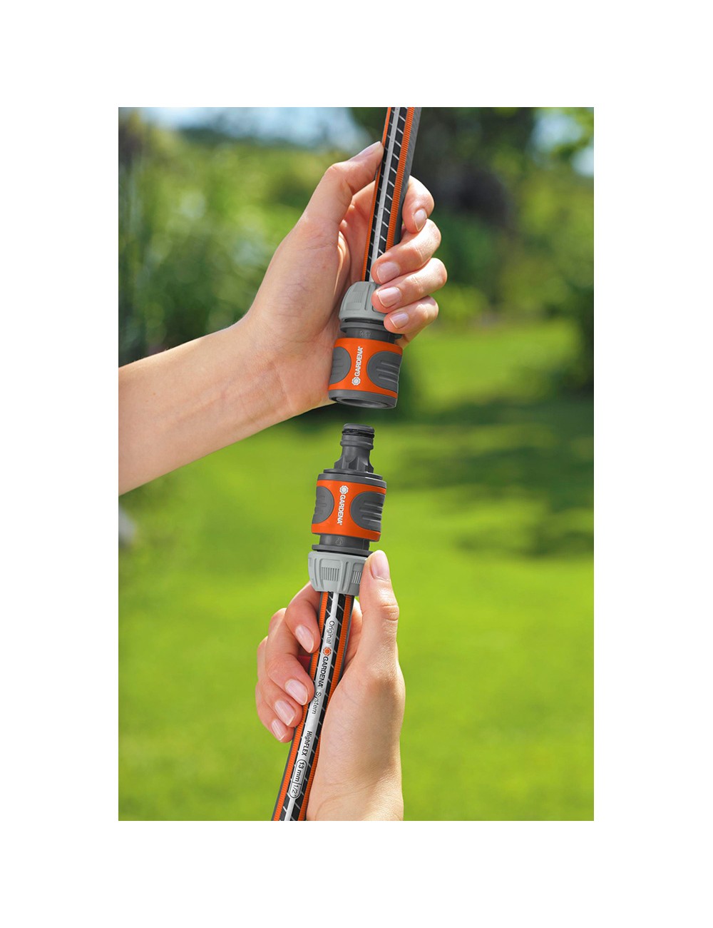 Manguito de union rapida para pasar de 3/4" a 1/2", blister