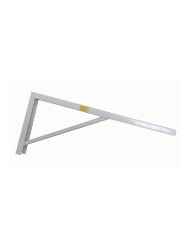 Escuadra de acero blanco robusto 18 x 40 cm edm