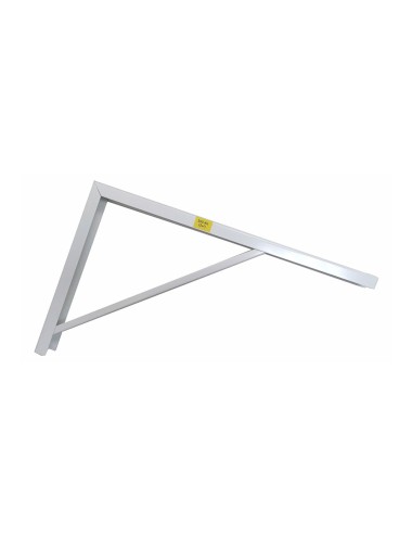 Escuadra de acero blanco robusto 30 x 50 cm edm