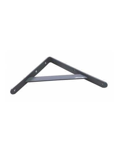 Escuadra de acero gris plata fortex 20 x 25 cm