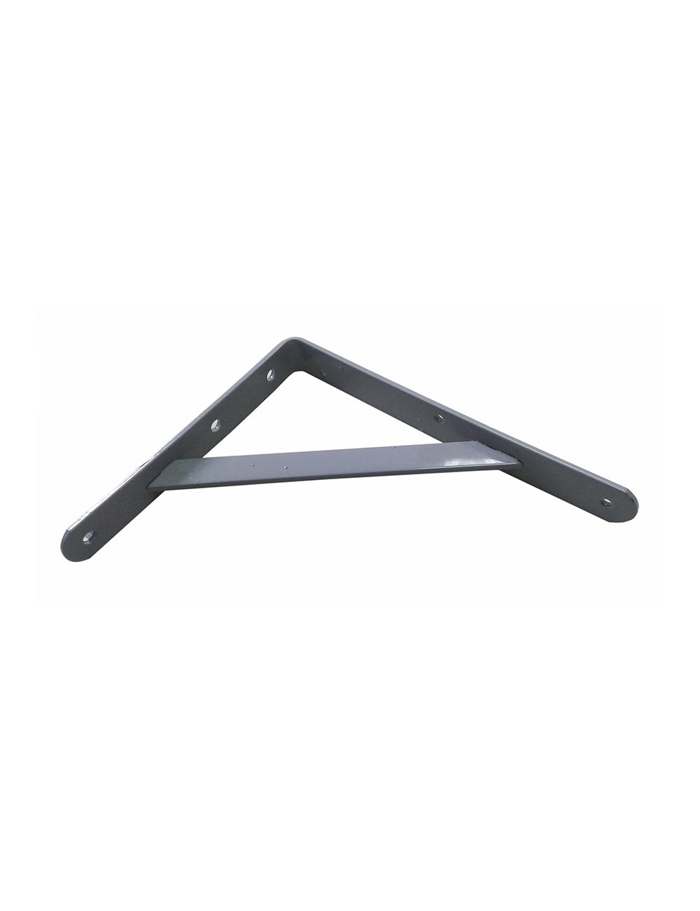 Escuadra de acero gris plata fortex 20 x 25 cm