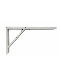 Escuadra de acero plegable abat-table blanco 30 x 52 cm