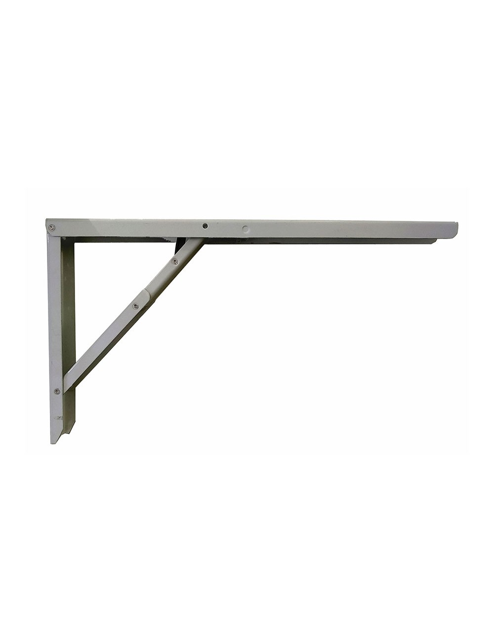 Escuadra de acero plegable abat-table plata 30 x 52 cm