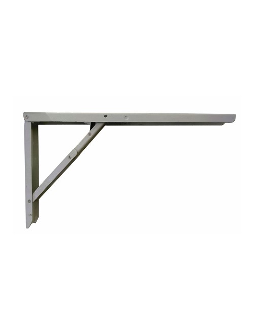 Escuadra de acero plegable abat-table plata 30 x 52 cm