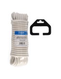 Cuerda de goma elástica blanca calibre 8 mm x 10 m