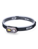 Linterna frontal 2 leds 3w 100lm, 5w 400lm.recargable