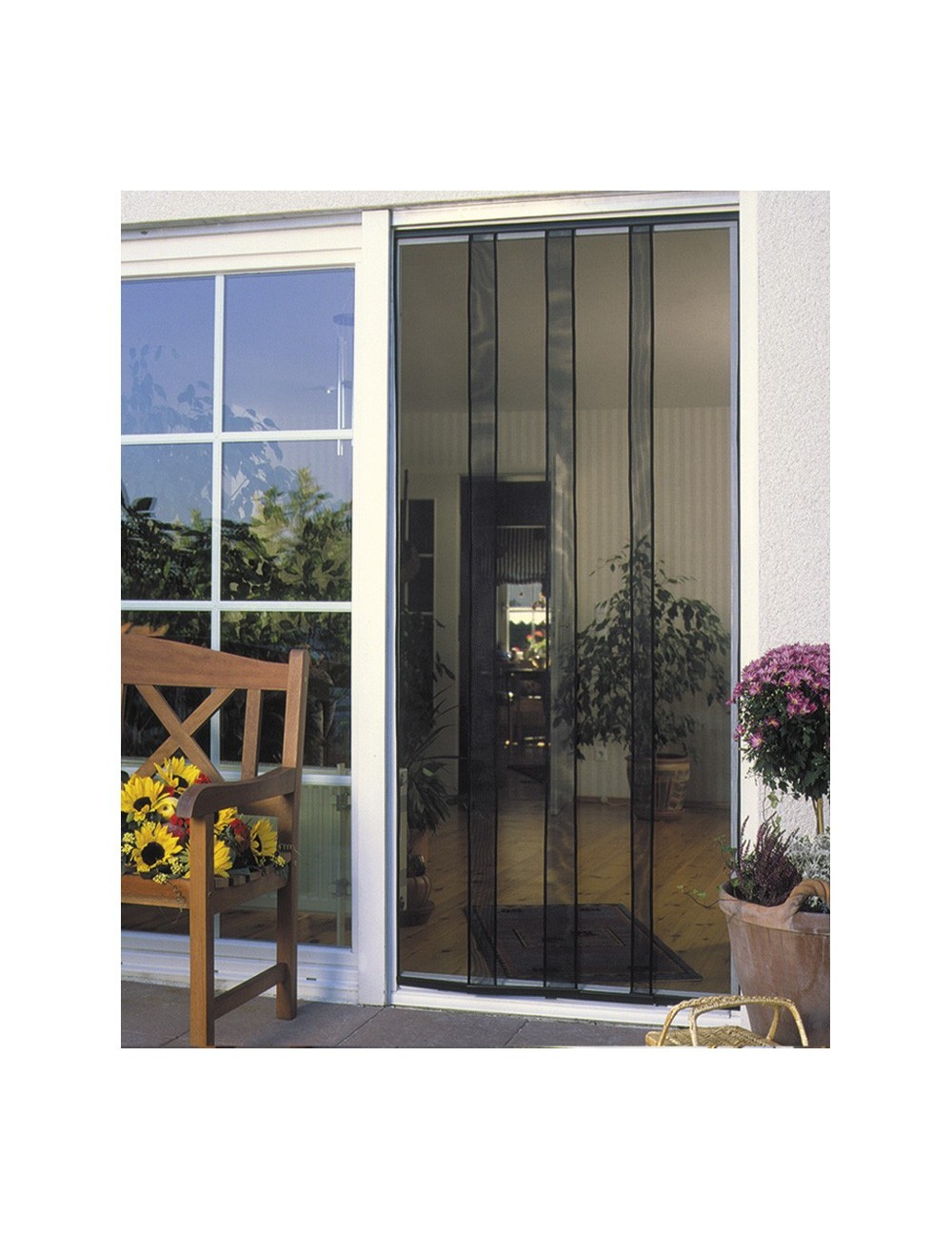Cortina mosquitera standard antracita 100x220cm Cortina mosquitera standard antracita 100x220cm