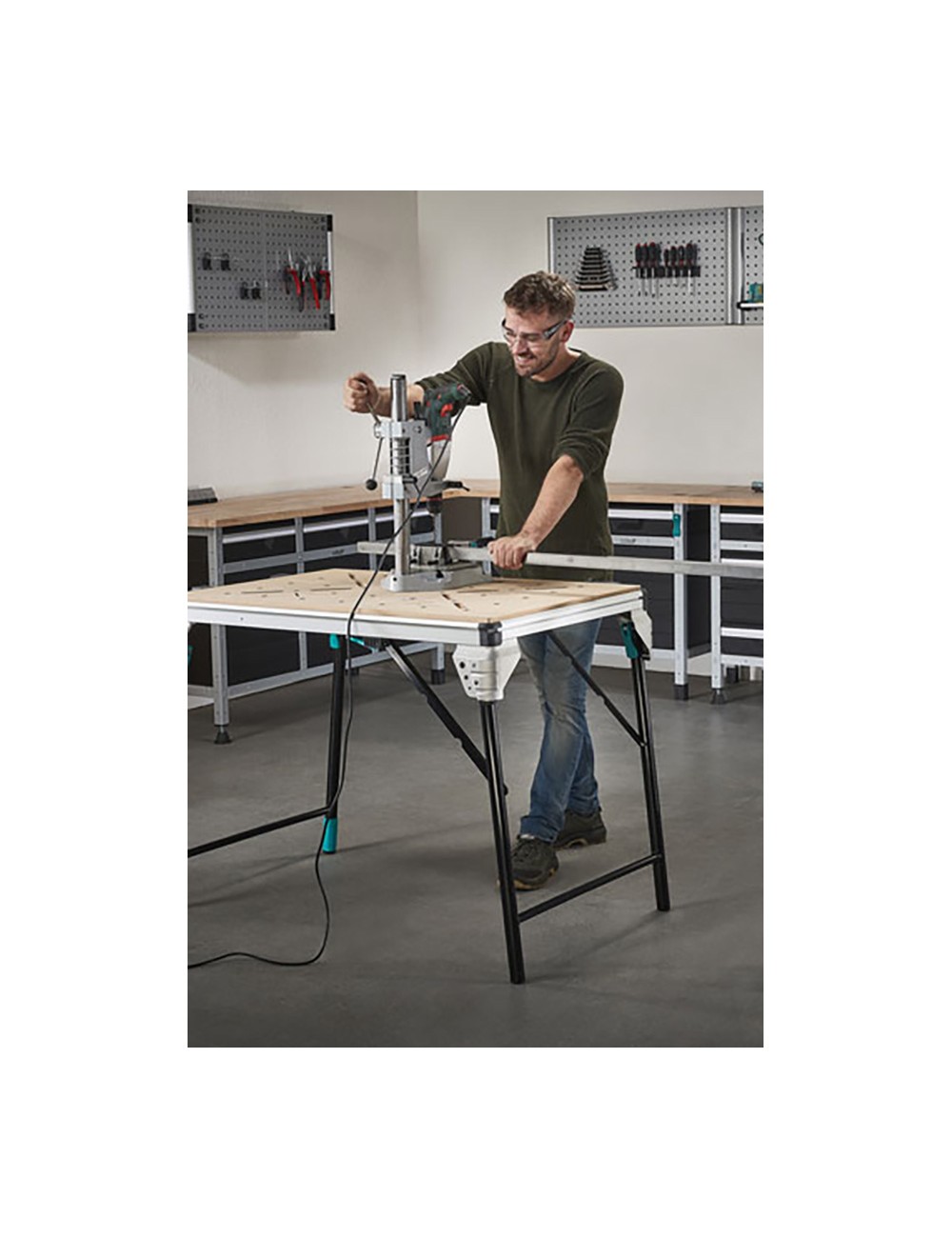 Soporte (ce) para taladros 5027000 wolfcraft