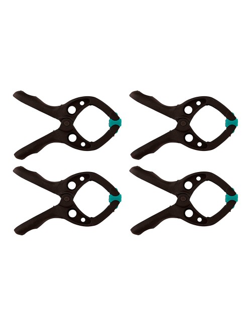 Pinza de resorte, 30 mm, pack 4 uds