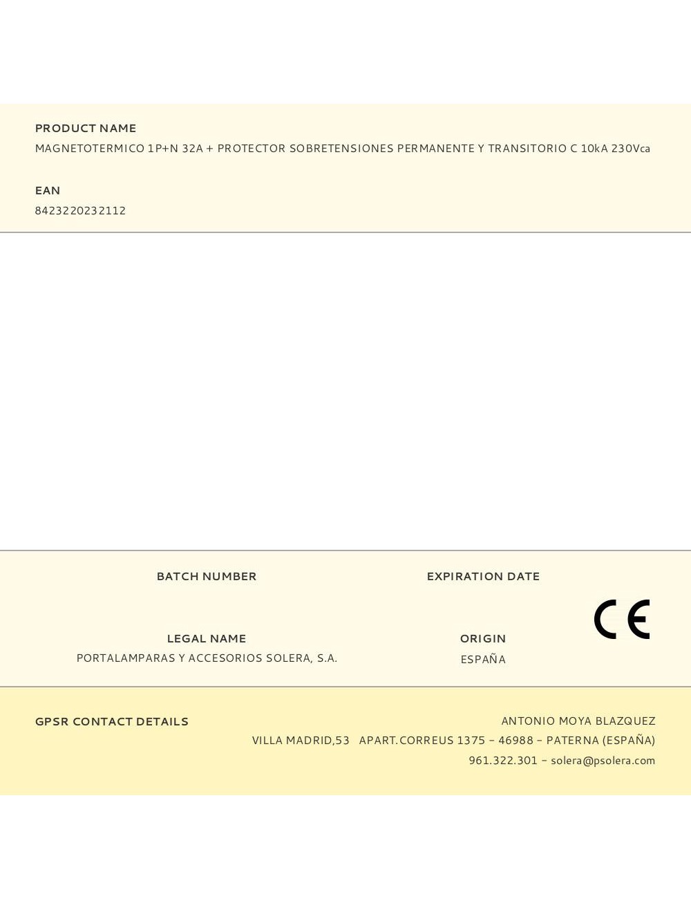 Magnetotermico 1p+n 32a + protector sobretensiones permanente y transitorio c 10ka 230vca