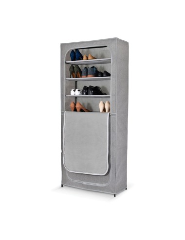 Armario zapatero doble con funda 160 x 68 x 30 cm