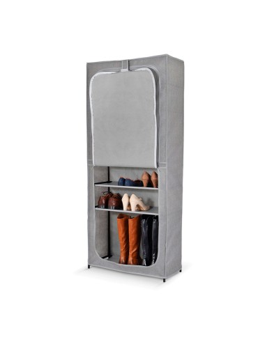 Armario zapatero doble con funda 160 x 68 x 30 cm