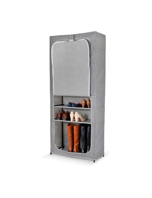 Armario zapatero doble con funda 160 x 68 x 30 cm