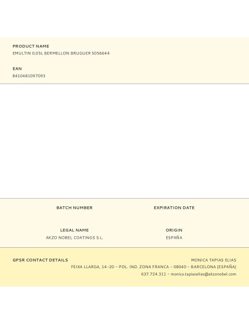 Colorante líquido superconcentrado emultin 50 ml bermellon