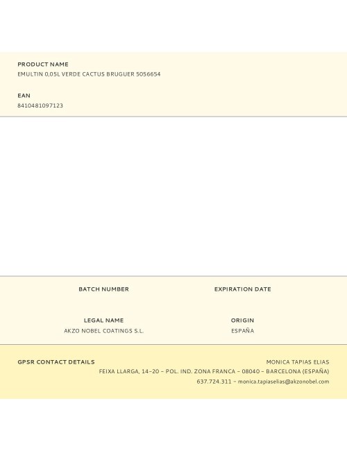 Colorante líquido superconcentrado emultin 50 ml verde cactus