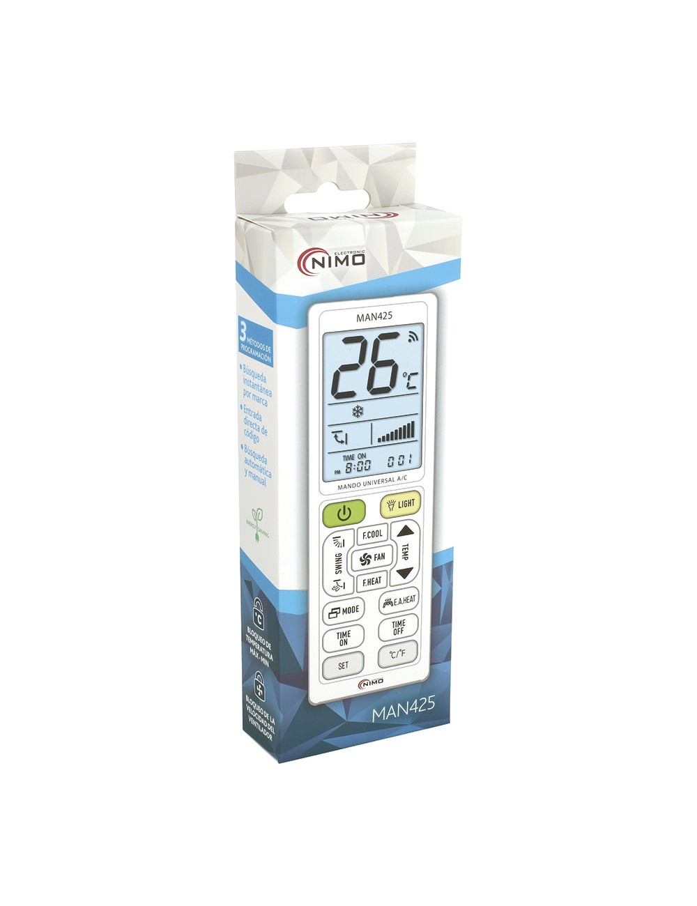 Mando universal para aire acondicionado