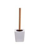 Escobillero wc de bambu-blanco colección 'natureo'