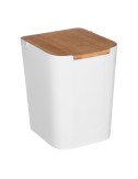 Papelera de bambu-blanco 5 l