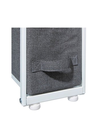 Cajonera estrecha gris oscuro 73,5 x 48 x 20 cm