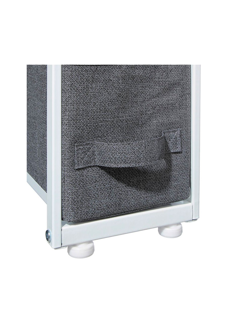 Cajonera estrecha gris oscuro 73,5 x 48 x 20 cm