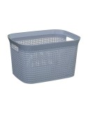 Cesto para ropa 25 l, color gris 41,5 x 31,2 x 25,7 cm