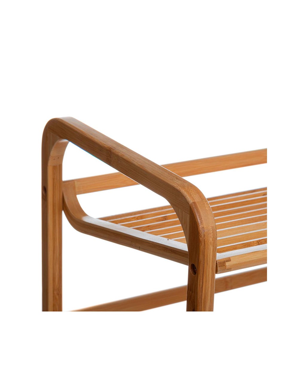 Zapatero bambú con capacidad para 9 pares de zapatos 74x50x33cm