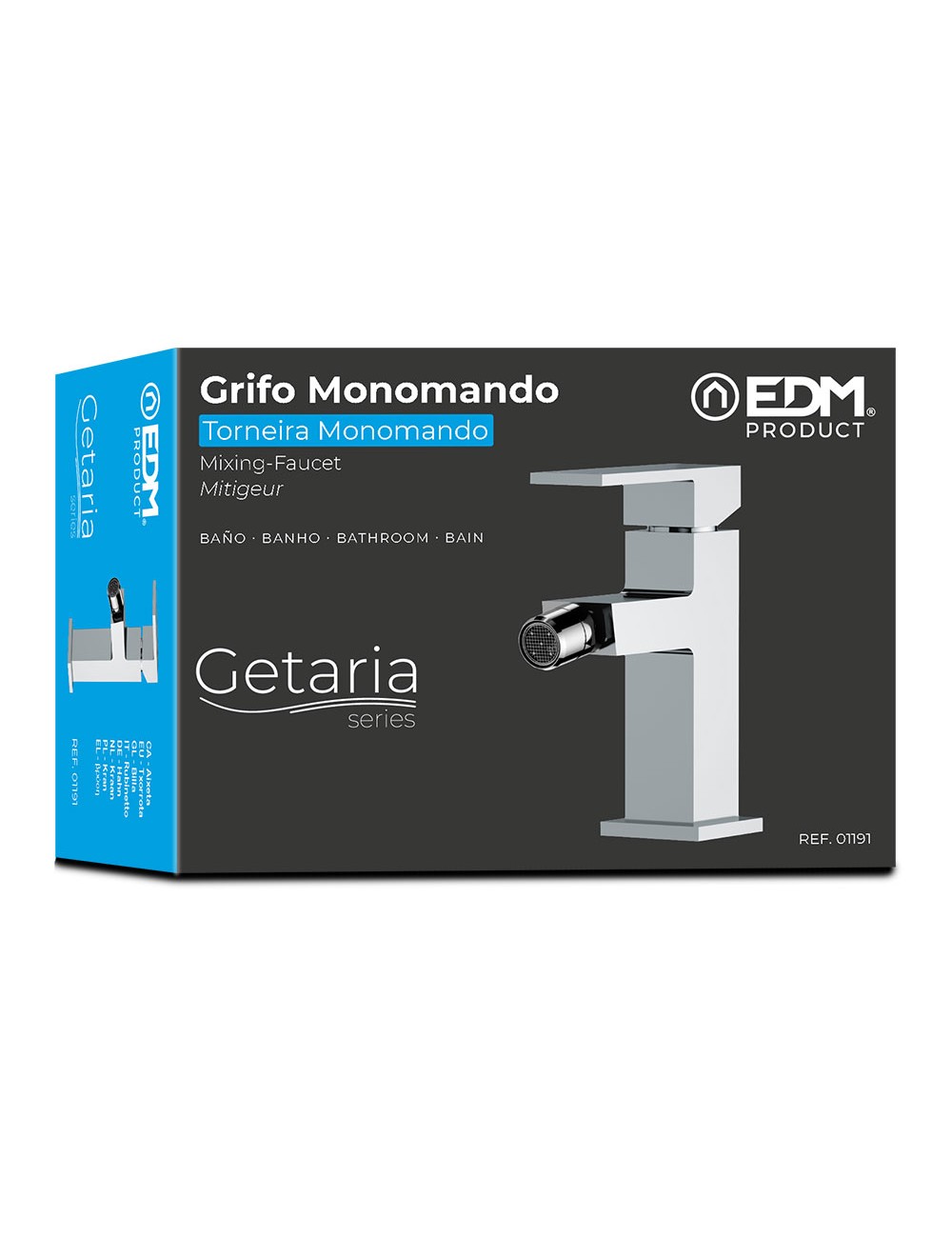 Grifo monomando de bidé serie getaria