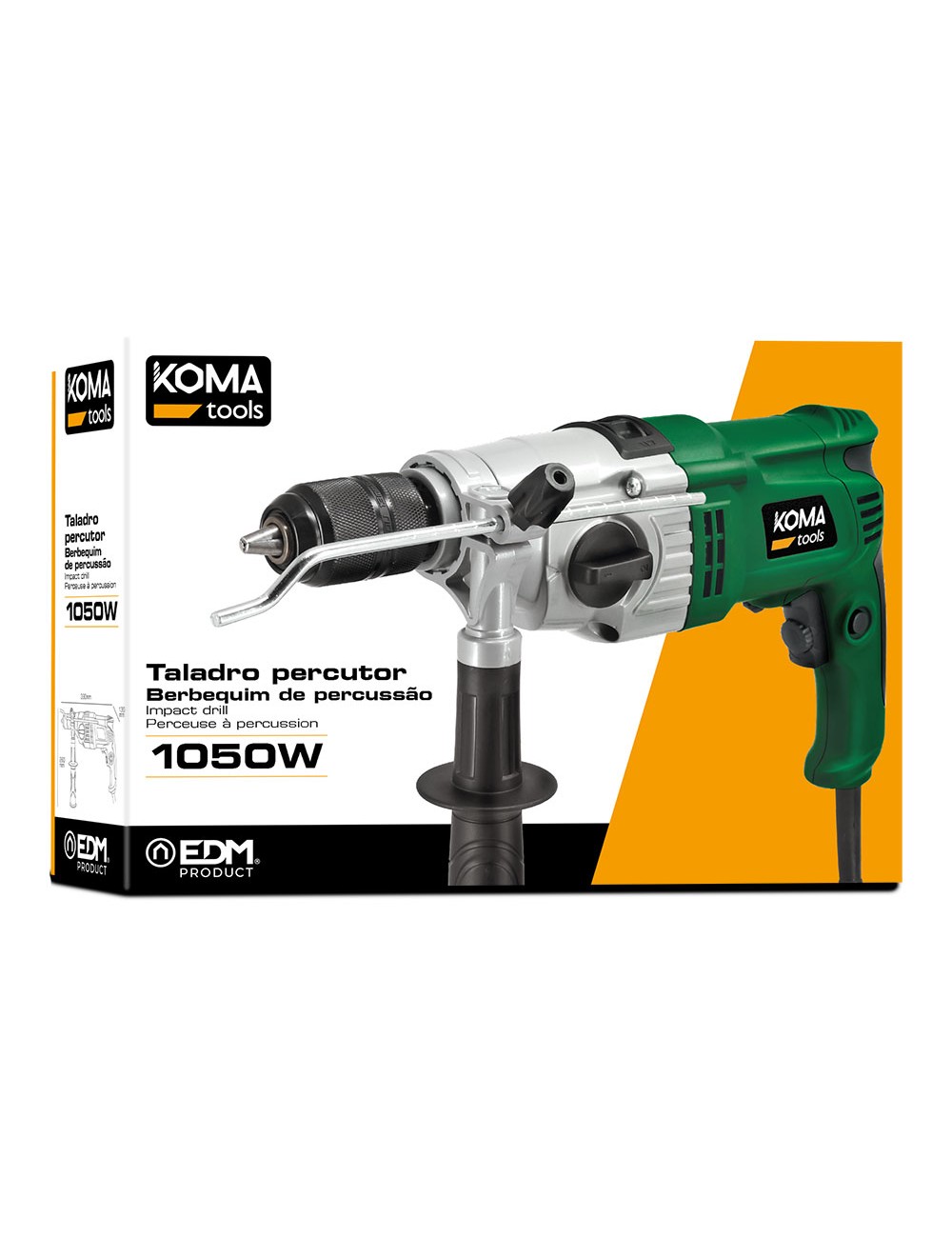 Taladro percutor 1050 w, 130 x 390 x 260 mm