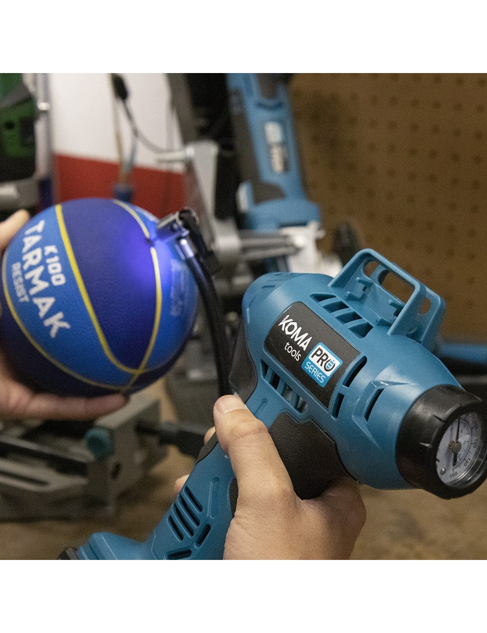 Compresor de aire 20 v (sin batería ni cargador) 7,5 x 17,5 x 22,5 cm