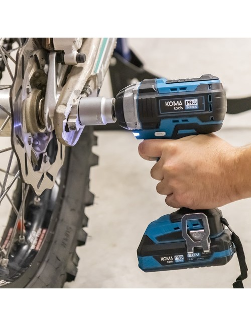 Llave de impacto 20 v brushless 280 nm (sin batería ni cargador)