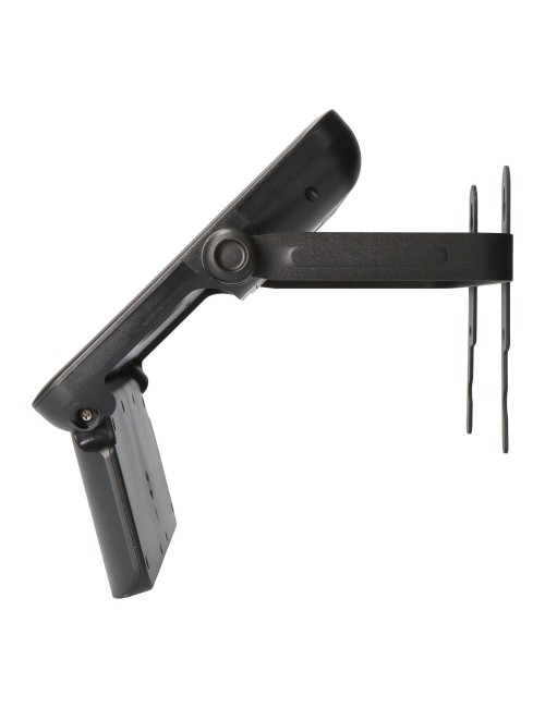 Aplique solar 10w 1150lm recargable. sensor presencia (2-8m) color negro 27,5x19,6cm edm