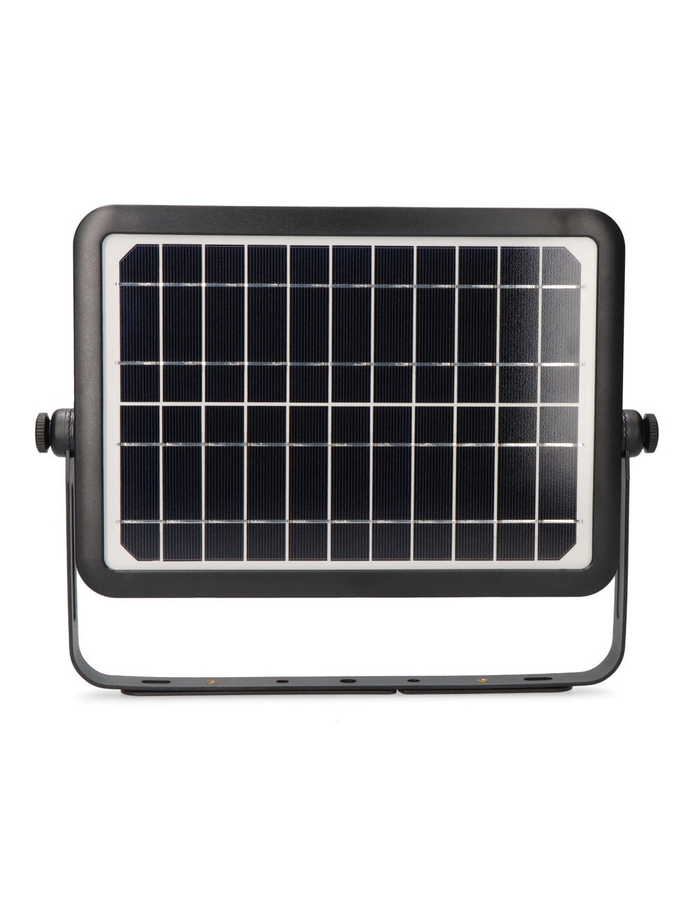 Aplique solar 10w 1150lm recargable. sensor presencia (2-8m) color negro 27,5x19,6cm edm