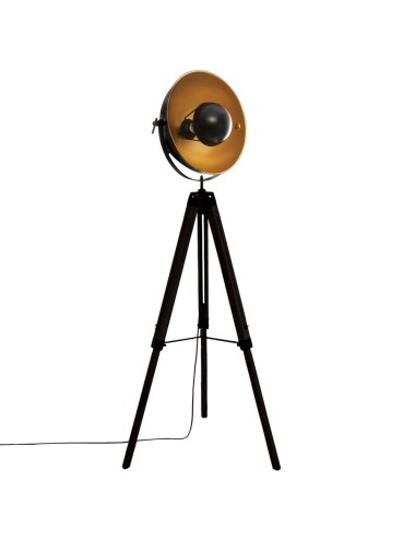 Lampara tripode modelo 'loft lahti' negro e27 156,5 x 65 x 57cm