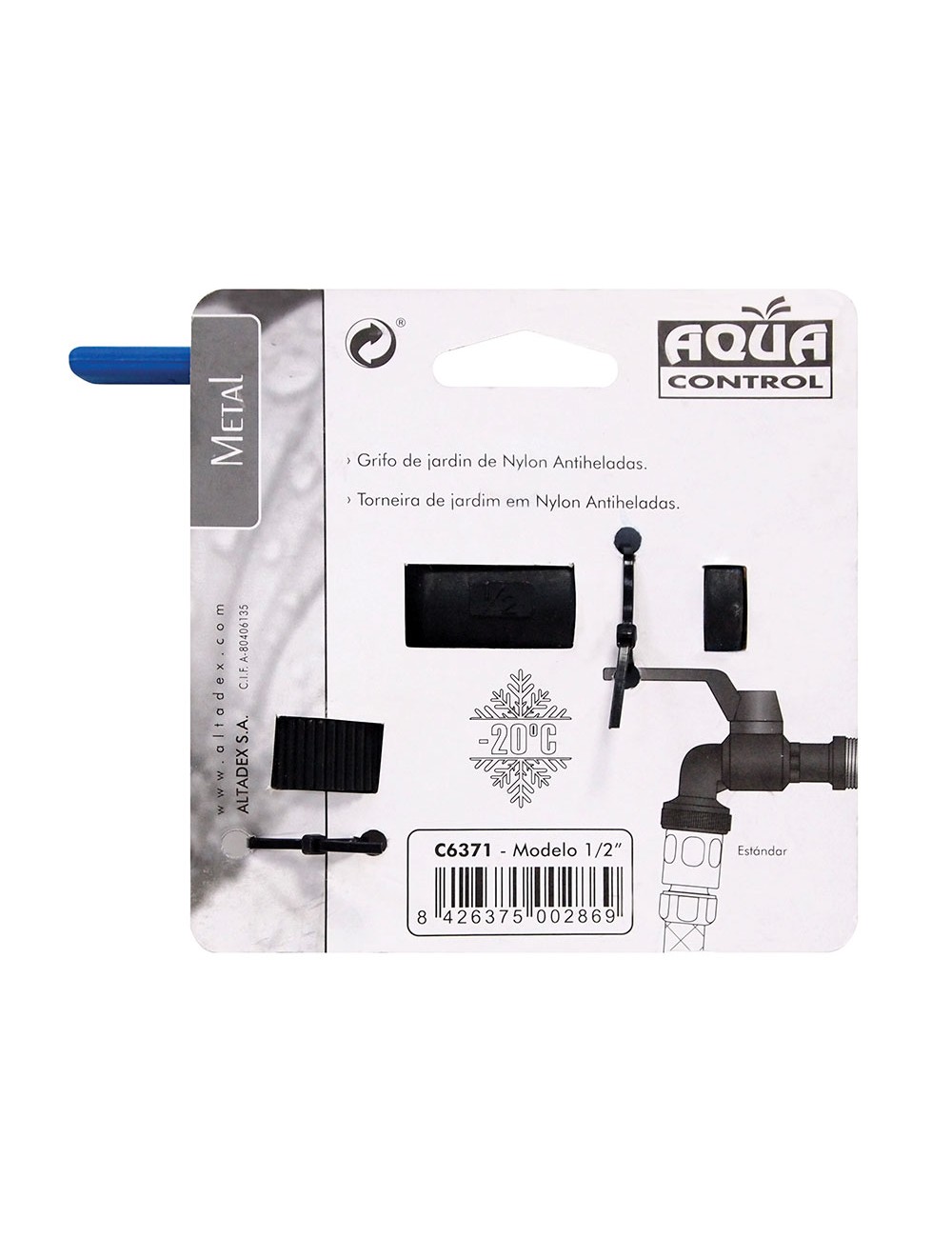 Grifo antiheladas 1/2" aqua control